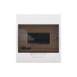 Корпус навесной ЩРН-П-8 20х18х10 8мод. IP41 пластик. DEKraft 31010DEK