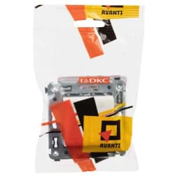 Переключатель 2-кл. 2мод. СП Avanti «Белое облако» 16А IP20 бел. DKC 4400114