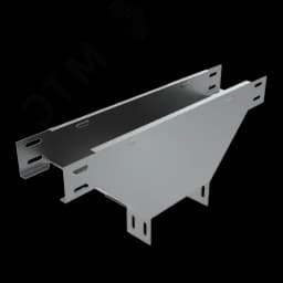 Т-ответвитель переходник 50х100-400 мм верт. c разворотом трассы на 90 гр. (нижняя часть больше исходной)