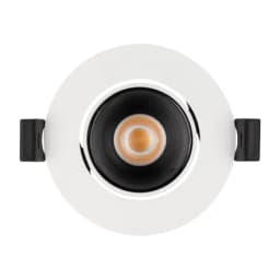 Светильник MS-FORECAST-BUILT-TURN-R82-8W Warm3000 (WH-BK, 32 deg, 230V) (Arlight, IP20 Металл, 5 лет)