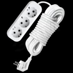 Удлинитель бытовой 3х10м с заземлением 10А АВС-пластик E-303 9631980 Универсал