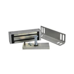 Электромагнитный замок М1-300 (серый с уголком) Олевс