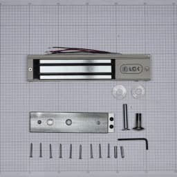Электромагнитный замок (сила удержания 180кг),с двумя встроенными датчиками, RAL7032 (галечный серый) RL-EM180-0SG R-Lock