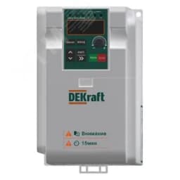 Преобразователь частоты DEKV060-3.7/5.5кВт 3 фазы 380В с торм. модулем