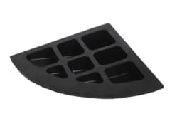 Съезд с бордюра резиновый СР-100-2 ЧЕРНЫЙ концевая часть 0,25х0,1х0,25м