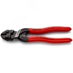 Болторез компактный COBOLT резка - мягкая проволока 53мм проволока средней твердости 44мм твердая проволока 32мм рояльная струна (HRC 59) 3мм L=160мм черный обливные рукоятки KN-7101160 Knipex