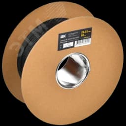 Оплетка кабельная 25-33мм полиэстер 50м черная IEK