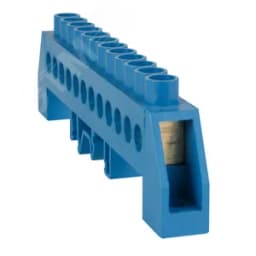 Шина нулевая в комбинированной изоляции OptiKit BB-F-N-DIN-12-8х12-синий КЭАЗ Optima