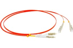 Патч-корд волоконно-оптический (шнур) Hyperline FC-D2-50-LC/PR-SC/PR-H-1M-LSZH-OR