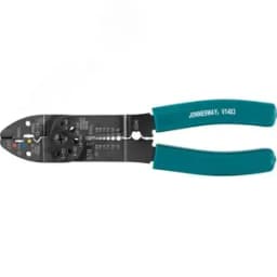 Клещи многофункциональные для снятия изоляции и обжима наконечников, 220 мм