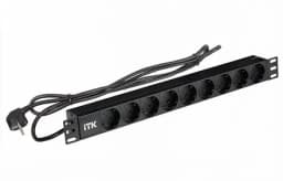 Блок розеток 9 розеток ITK PH22-9D1-P ITK PDU