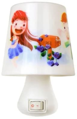 Светильник светодиодный NL-174 «Лампа» 220В ночник с выкл. бел. Camelion 12530