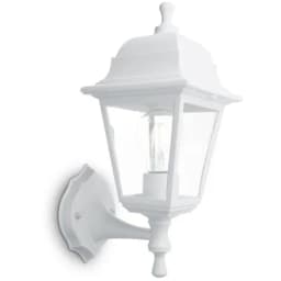 Светильник садовопарковый Feron НБУ 0460001 вверхвниз 4х гранник 60W E27 230V белый 32267