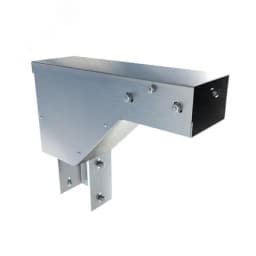 Поворот вертикальный с разворотом трассы на 90 вниз правый ПВРНп 400х65 У3 , окрашенный, S1,5 П0000027097 Завод ЭМИ Курган