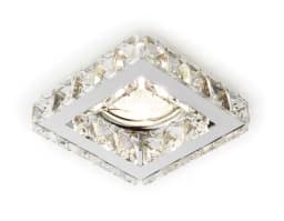 Встраиваемый точечный светильник MR16 с хрусталем Ambrella Light K110 CLCH