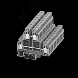 Клемма UKD 2-2 винтовая 2-уровневая, сечение 10 мм. кв., серая 310921 SUPU