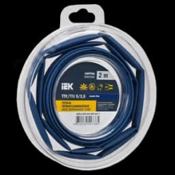 Трубка термоусадочная ТТУ нг-LS 5/2,5 синяя (2м/упак) IEK