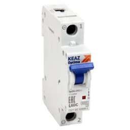 Выключатель автоматический однополюсный 50А K 10кА DC OptiDin BM63-1K50-DC-УХЛ3-РЕГ