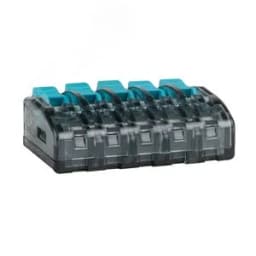 Клемма строительно-монтажная OptiKit СМК 221-415 с рычагом 5 отверстий 0,2-2,5(4,0)мм2