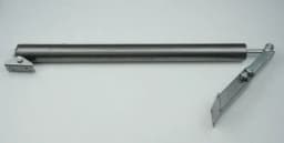 Уличный пневматический морозостойкий доводчик (вес двери 150 кг), антик-серебро DRS-50K