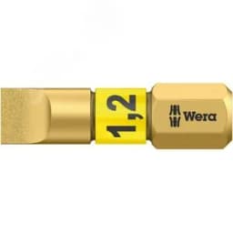 Бита шлицевая биторсионная 800/1 BDC SL алмазное покрытие хвостовик 1/4 C 6.3 1.2X6.5X25 мм