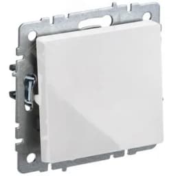 BRITE Выключатель одноклавишный 10А ВС10-1-0-БрБ белый