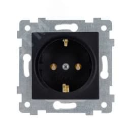 Аксиома Механизм розетки одноместной с з/к и шторкой скрытой установки РС16-454 Оникс 151011 Кунцево