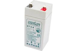 Аккумуляторная батарея КТ 4-4 4V 4А/ч Контакт