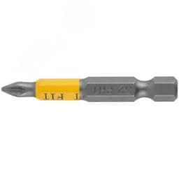 Биты кованые сталь S2 односторонние 50 мм PH1 Профи 10 шт блистер