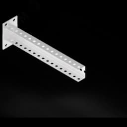 Консоль с опорой 60х40 основание 300 s:1,5 мм П-образная оцинкованная