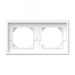 ARTGALLERY рамка 2-постовая IP44, белый Systeme Electric