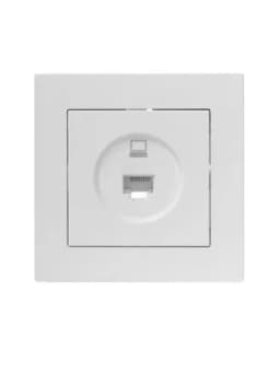 Розетка компьютерная 1-м СП Vesna механизм бел. LEZARD 742-0288-139