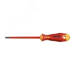 Отвертка диэлектрическая Ergonic плоская шлицевая 3,0X0,5X100