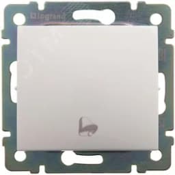 VALENA Кнопка с символом Звонок белый