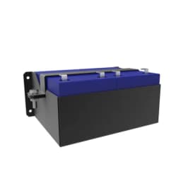 Полка для 2 аккумуляторных батарей емкостью 12 А·ч. Амадон КАБ-1212-2