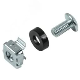Комплект винтов-гаек-шайб для крепления на 19" профиль (шайба_гайка_винт)