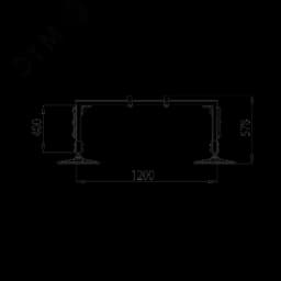 Опорная конструкция для установки оборудования TECHNORAPTOR FOOT 1200х2500 HD КМ-профиль