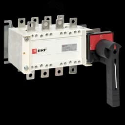 Рубильник-переключатель 250A 4P c рукояткой управления для прямой установки PowerSwitch