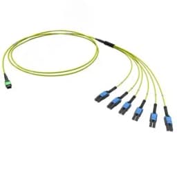 Сборка оптическая разветвительная 12ОВ 9/125 OS2. 1хMTP PRO(12)/6хLC-UPC Dupleх Uniboot. тип полярности - прямая (Tх-Rх). 2м (предустановленная конфигурация: MTP Male . тип полярности - прямая (Tх-Rх)