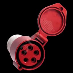 Розетка кабельная 32А 3Р+N+Е IP44 переносная 380В