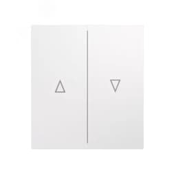 Выключатель STRONG двухклавишный для жалюзи возвратный 10А скрытой установки механизм жемчуг