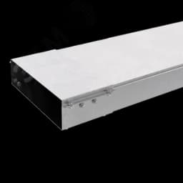 Короб прямой неперфорированный замковый с соединителем КПНЗ.200.200.3000.1,2.2