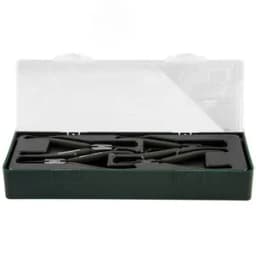 Ложемент с пластиковой крышкой, набор щипцов 7" для стопорных колец, 4 предмета.