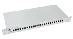 Бокс оптический 19" на 24 SC/LC порта Cabeus FO-19-24-SC