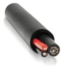 Кабель видеонаблюдения КВК-П 2х0,75мм уличный черный (Cu+Al) (продажа кратно 5 м) Sarmatt