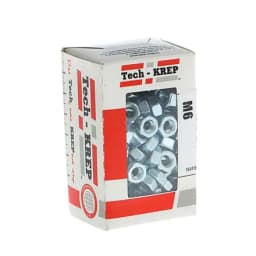 Гайка шестигранная М6 DIN 934 оцинк. (уп.200шт) Tech-Krep/Zitar 105247