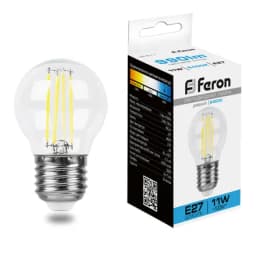 Лампа светодиодная Feron LB511 Шарик E27 11W 6400K 38226