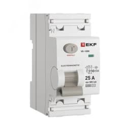 Выключатель дифференциального тока ВД-100N 2P 25А 300мА AC эл-мех 6кА PROXIMA