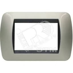 Накладка на 3 модуля Светлый Титан L4803TC Legrand Euro