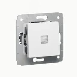 Cariva Кнопка с подсветкой белая 773613 Legrand Euro